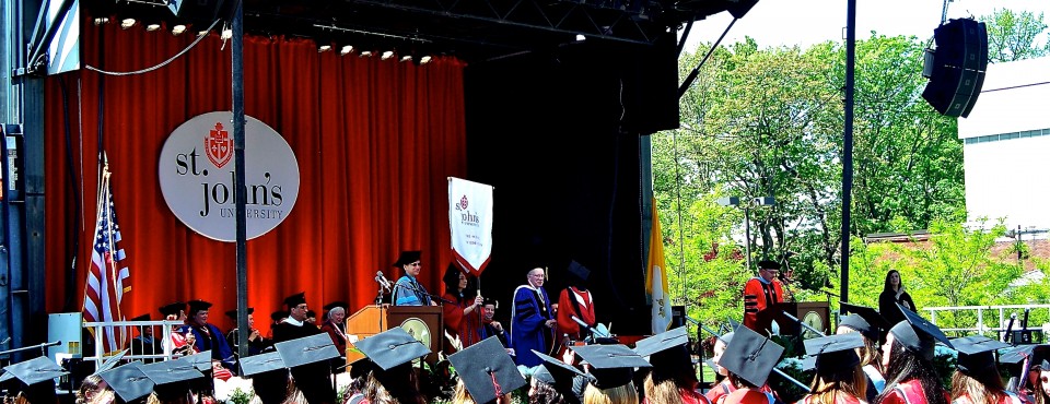 St. John's University Located In Grymes Hill On Staten Island's North Shore.