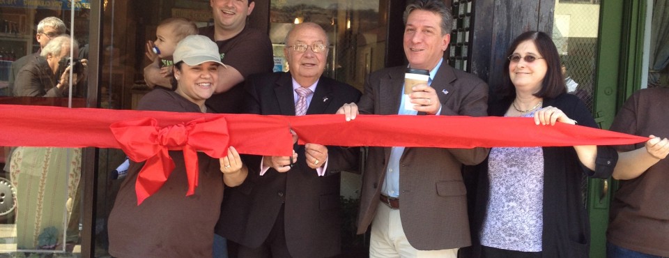 Beans & Leaves Grand Opening With Borough Pres. Molinaro on Staten Island's North Shore