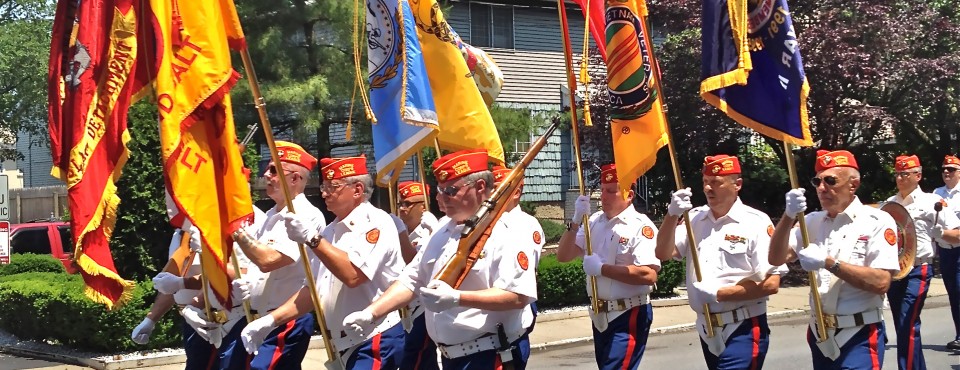 Veterans Day Parade On Staten Island's North Shore.