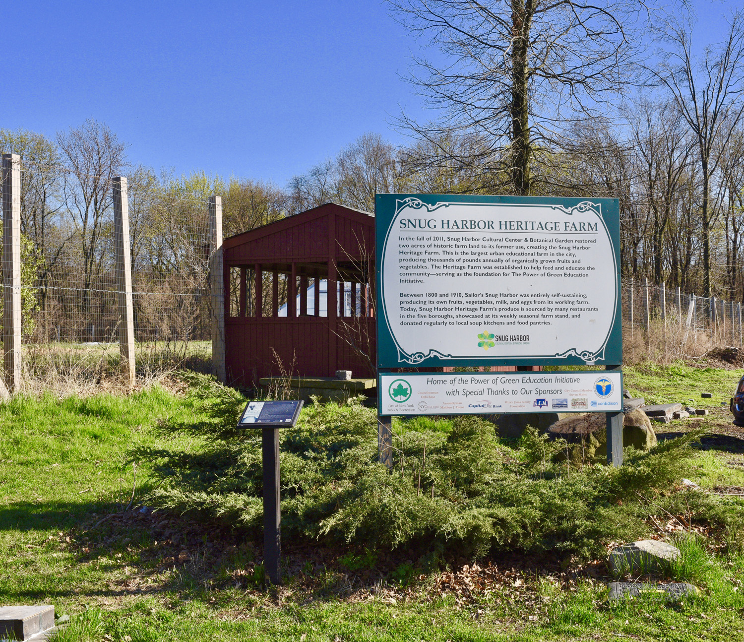 Snug Harbor Heritage Farm in Staten Island